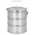Obedár MagicHome SS682, nerez, 3x 1200 ml, 16,8x26,5 cm