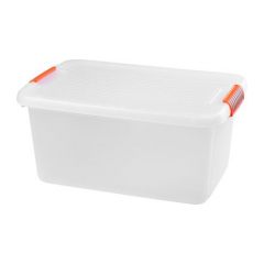Box s vekom KIS K Latch L, biely, 39x59x28 cm