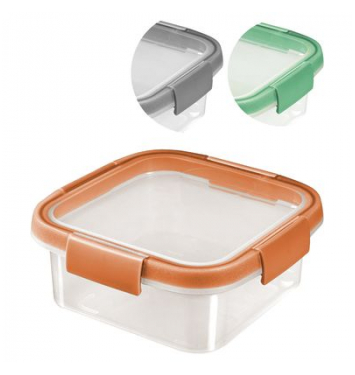 Dóza Curver® 900 ml, mix farieb mint/sivá/broskyňová, 160x160x70 mm