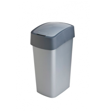 Kôš Curver® PACIFIC FLIP BIN 45 lit., 37.6x29.4x65.3 cm, antracit/šedý, na odpad
