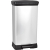 Kôš Curver® DECO PEDAL BIN, 50 lit., 39x29x73 cm, čierny/strieborný, na odpad, s pedálom