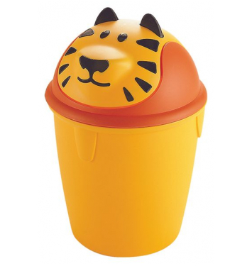 Kôš Curver® TIGER BIN, tigrík, do detskej izby, 26x26x38 cm, na odpad