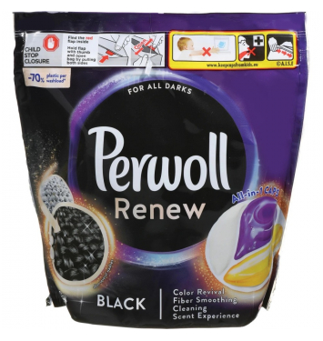 PERWOLL Pracie kapsuly Renew And Care Caps Black 32 praní