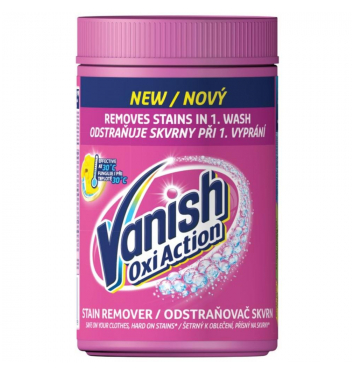 Vanish prášok OXI ACTION 625g Pink
