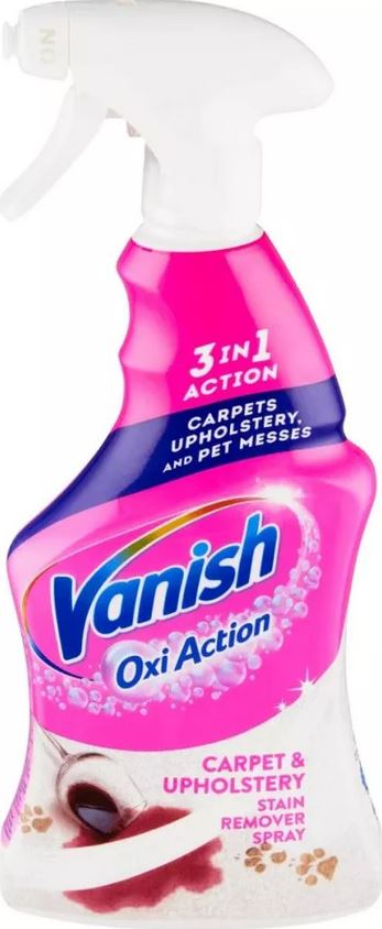 Vanish Oxi Action 0.5L sprej na koberce a čalúnenie