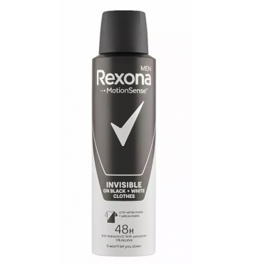 Rexona DEO Men 150ml Invisible Black&White