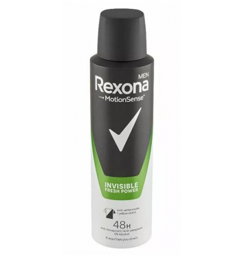 Rexona DEO Men 150ml Invisible B&W Fresh Power