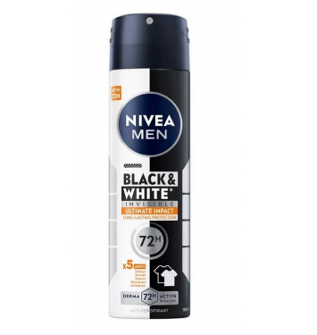 Nivea Deo Men 150ml B&W Invisible Ultimate Impact