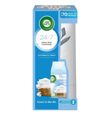 Air Wick FM strojček + náplň 250ml Svieže prádlo