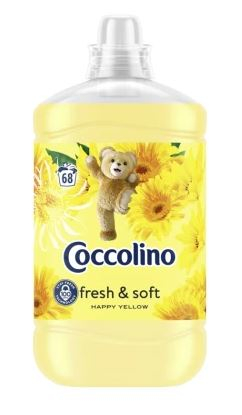 Coccolino Happy yellow koncentrovaná aviváž 68 PD 1,7l