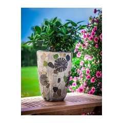 32466-dekoracia-magichome-kvetinac-s-mozaikou-sivy-keramika-20-5x20-5x28-cm