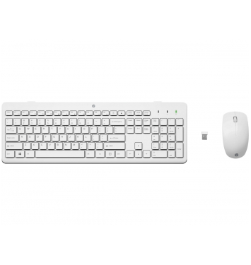 HP 230 klávesnica a myš/bezdrôtová/white