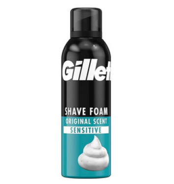 Gillette Sensitive Skin pena na holenie 200ml