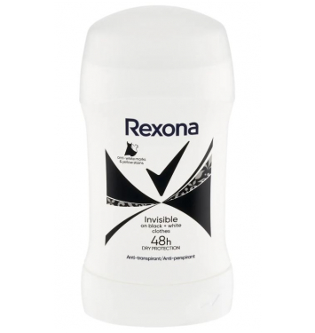 Rexona stick Invisible Black + White 50 ml