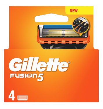 Gillette Fusion 5 náhrady 4ks