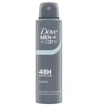 Dove DEO Men 150ml Clean NEW