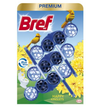 Bref Blue activ 3x50g WC blok Happy Kinglets