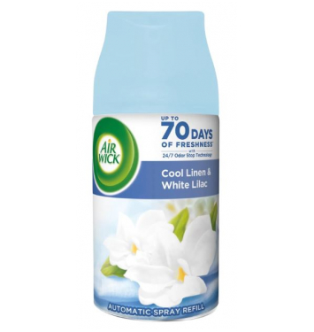 Air Wick Freshmatic náplň Svieža bielizeň & Biely Orgován 250 ml