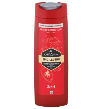 Old Spice sprchový gél a šampón 3v1 Epic legend 400 ml