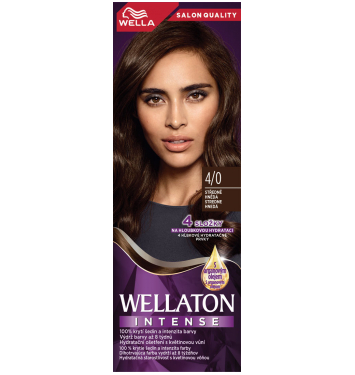 Wellaton farba na vlasy Intense 4/0 Stredne hnedá