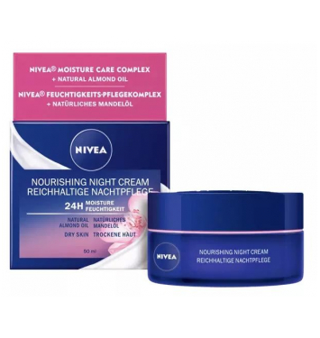 Nivea krém ESSENTIALS 50ml Výživný Nočný krém