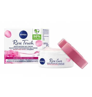 Nivea hydratačný denný gél-krém Rose Touch 50ml
