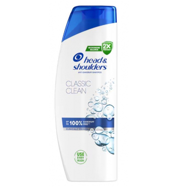 Head & Shoulders Classic Clean šampón proti lupinám 400 ml