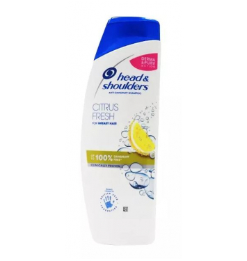Head & Shoulders Citrus Fresh šampón proti lupinám na mastné vlasy 500 ml