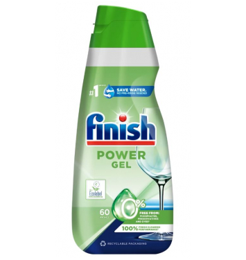 Finish Power gel do umývačky 0%, 900ml