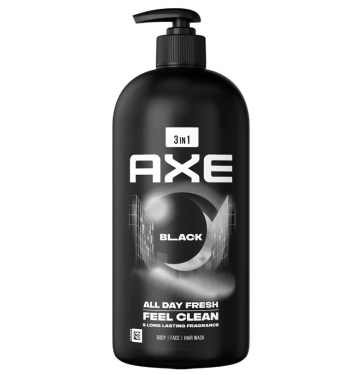 Sprchovací gél Axe Black 3v1, 900 ml