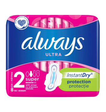 Always Ultra Super Plus vložky 8ks