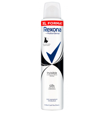 Rexona DEO Women 200ml Invisible B&W