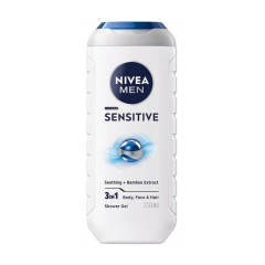 Nivea Men Sensitive sprchový gél 250 ml