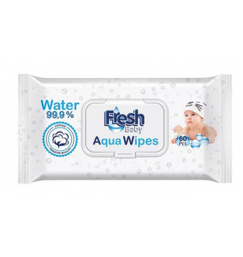 Fresh Baby vlhčené obrúsky 60ks Cotton 99% Water