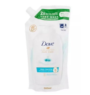 Dove Care and Protect antibakteriálne tekuté mydlo náhradná náplň 500 ml