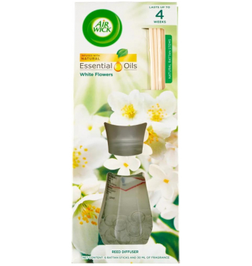 Air Wick Essential Oils Vonné tyčinky biele kvety 30 ml