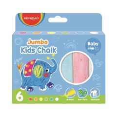 Krieda na chodník KEYROAD 6ks, mix farieb