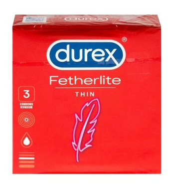 Durex kondómy Ferhertile thin 3ks