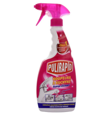 Pulirapid kúpeľňa a kuchyňa s octom 500ml