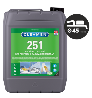 Cleamen 251  koncentrát k ručnému umývaniu riadu 5L