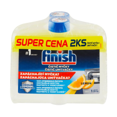 Finish Lemon Sparkle čistič umývačky riadu 2 x 250 ml