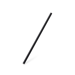 Slamky papierové JUMBO čierne 25 cm O8 mm 100ks