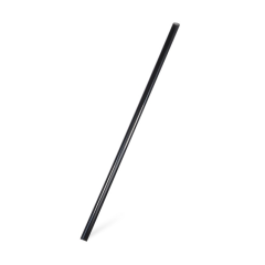 Slamky PP čierne 25cm 8mm 500ks znovu použiteľné