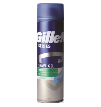 Gillette Series Sensitive Skin gél na holenie 200 ml