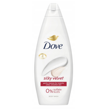 Dove Silky Velvet sprchový gél 720 ml