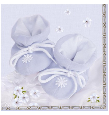 MAKI obedové obrúsky na krst 33x33cm SL CH 000402 20ks