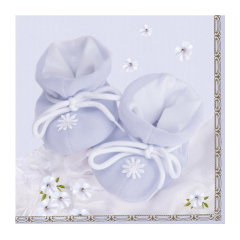 MAKI obedové obrúsky na krst 33x33cm SL CH 000402 20ks
