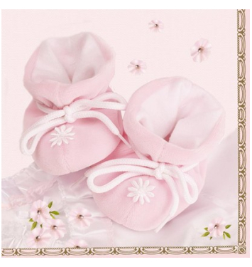 MAKI obedové obrúsky na krst 33x33cm SL CH 000401 20ks