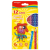 Farbičky KEYROAD Jumbo trojhranné 12 ks, mix farieb