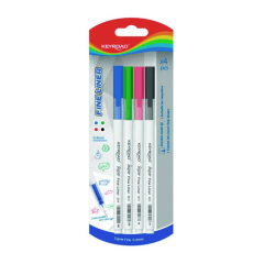 Sada linerov KEYROAD Fine 0,4 mm, 4 ks, mix farieb